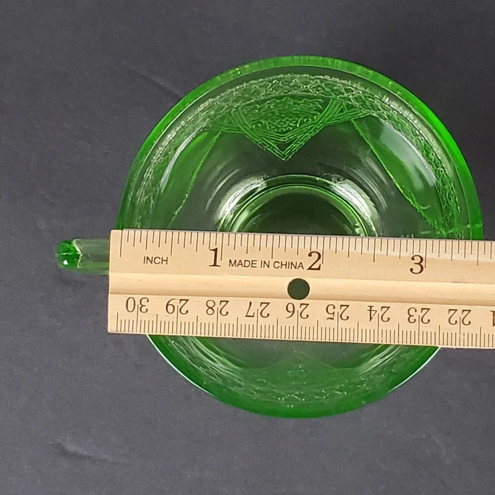 federal glass vintage green
